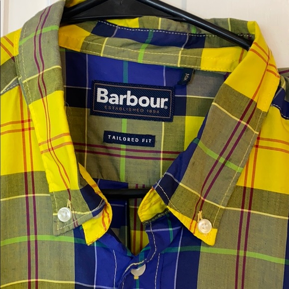 Sold Barbour Toward Plaid Tailored Fit Shirt - Picture 3 of 7